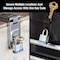 Master Lock Master Lock 1 in. H X 11/16 in. W X 1-1/8 in. L Steel 4-Pin Cylinder Exterior Padlock 7KA#P467 - alternate 4